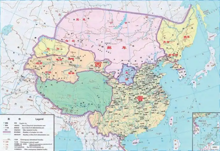 (西晋时期全图)