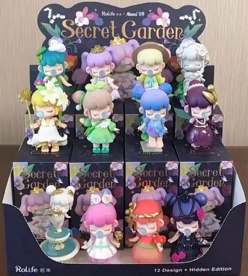 秘密花园盲盒大隐藏若态nanci囡茜秘密花园系列盲盒2022网红儿童礼物