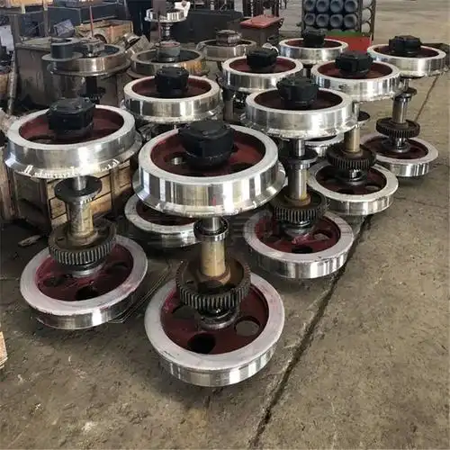 电机车轮对产地货源结构紧凑电机车轮对现货600轨距型电机车轮对