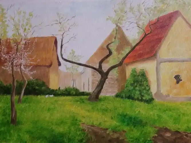 油画风景|纯艺术|绘画|木久一 - 临摹作品 - 站酷 (zcool)