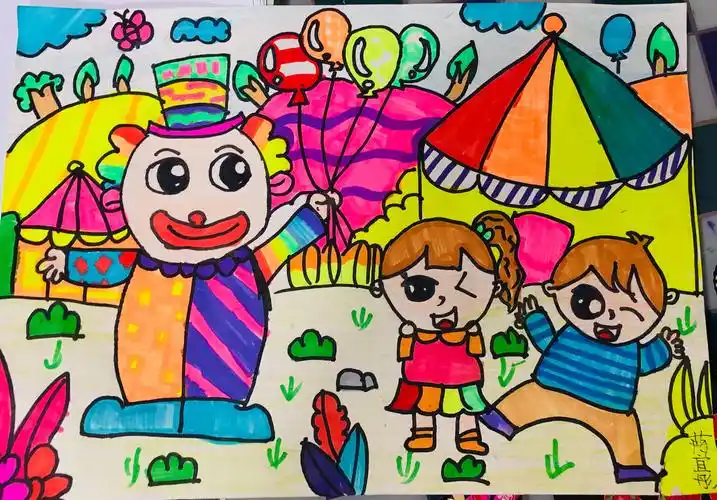 【少儿美术】20190213 《马戏团》