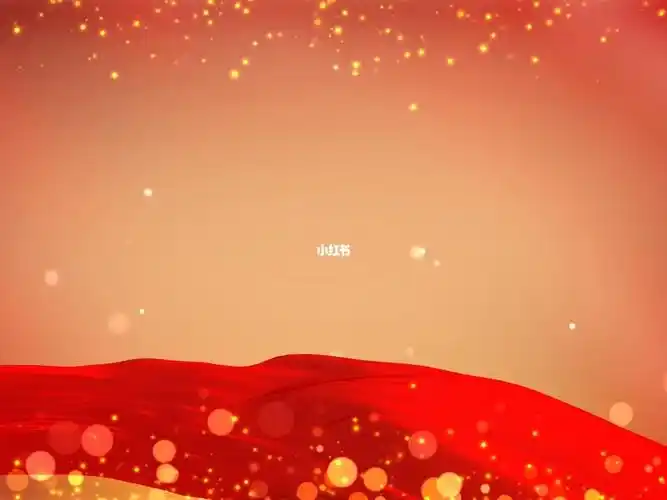 大气红色主题朗诵演讲视频高清背景素材