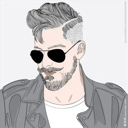 帅哥设计图__抽象底纹_底纹边框_设计图库_昵图网nipic.com