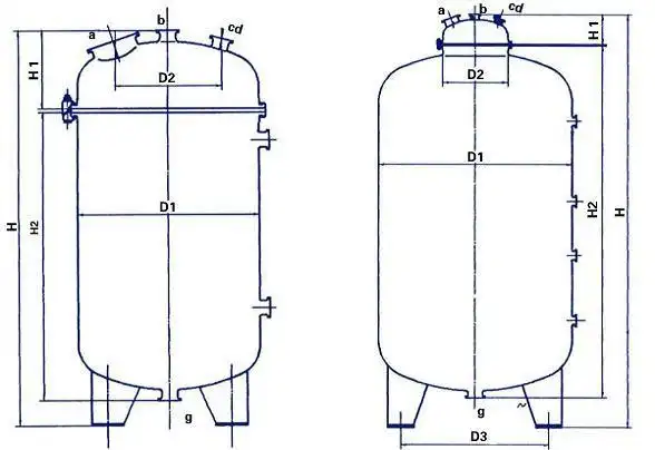搪玻璃立式储罐