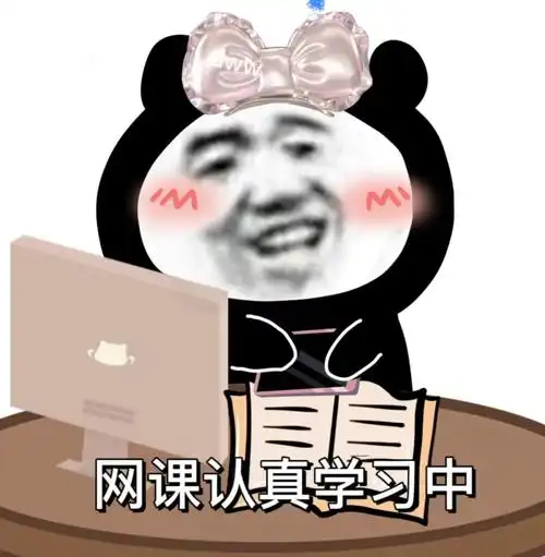 网课认真学习中更多搞笑有趣的表情包快快加入我的表情包群聊吧!