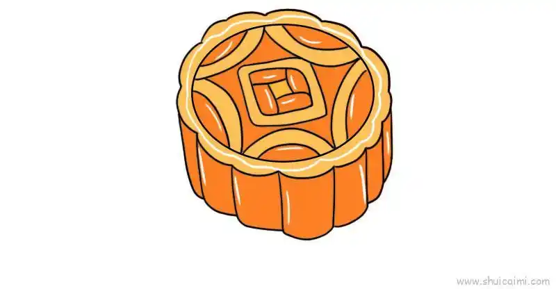 月饼儿童画怎么画月饼简笔画简单又好看