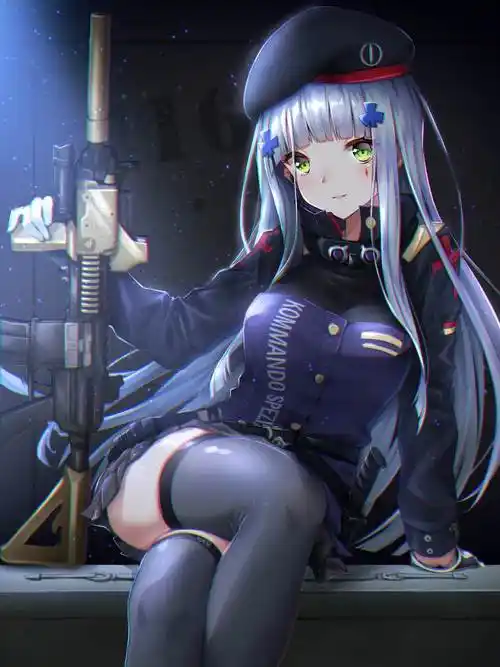 hk416とき的少女前线插画图片