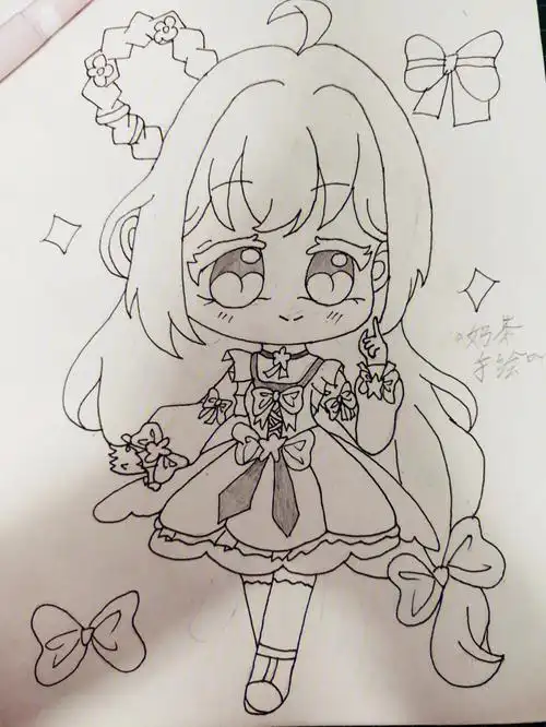 迷你世界临摹花小楼星辰入梦