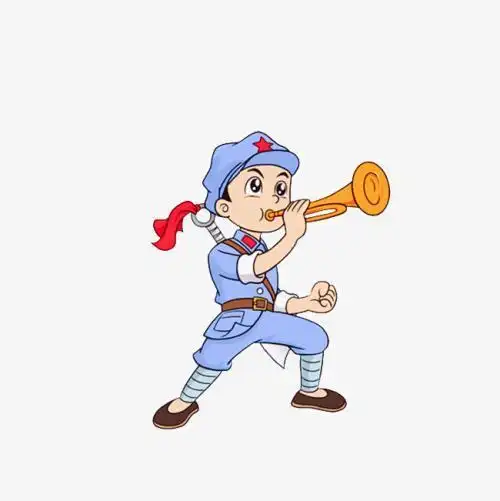 正在吹号角的军人简笔画吹号的红军简笔画图片吹号的红军的简笔画军人