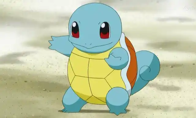 36)水箭龟→超级水箭龟(mega进化)卡咪龟→杰尼龟(生蛋)水箭龟