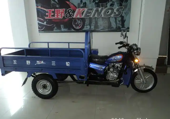 高清:王野i汽油动力三轮摩托车wy-150cc骑式