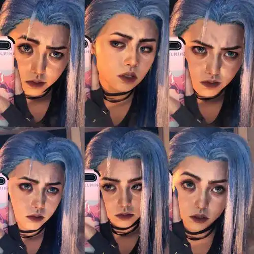 cos金克斯的小表情系列