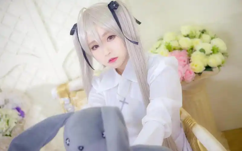 缘之空春日野穹cosplay唯美写真高清壁纸