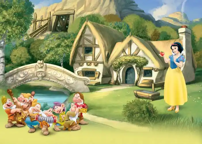 儿童卡通 插画背景墙壁画系列 2-2