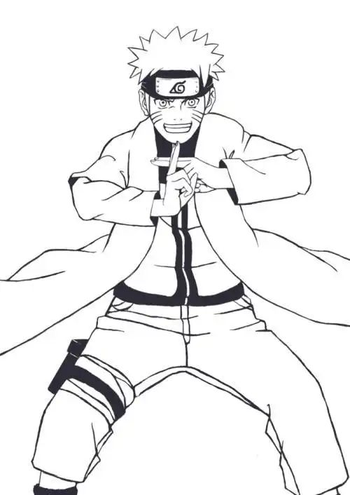 火影忍者的男生简笔画