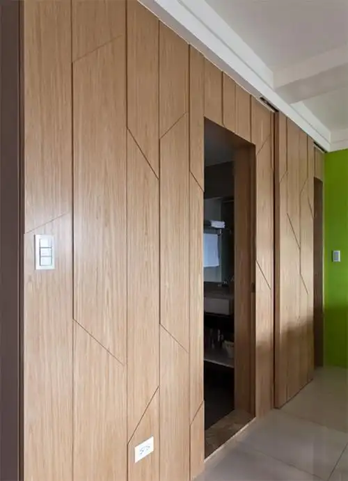 设计讲究线条的变化北欧风格隐形门装修效果图