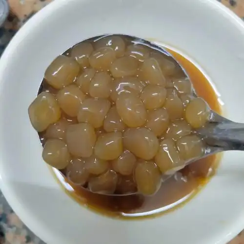 自制的珍珠奶茶