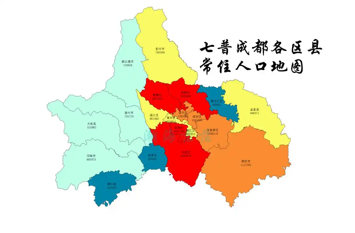 2021年成都市各区县gdp,人均gdp,常住人口,人口密度等数据
