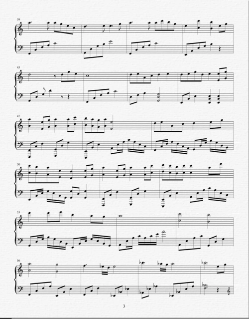 钢琴谱离岛之歌