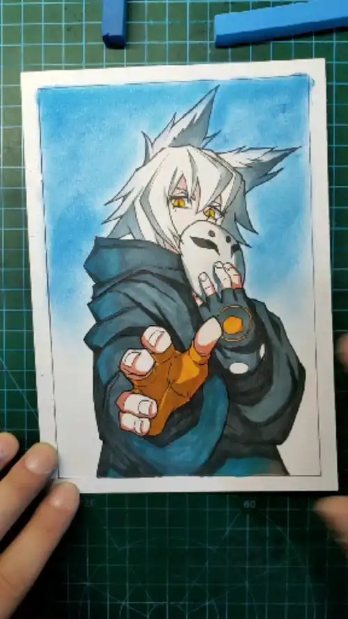 动漫手绘凹凸世界鬼狐天冲鬼狐大人