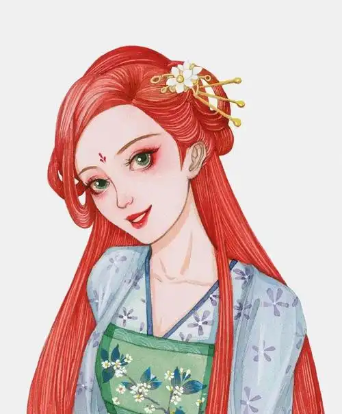 「头像」迪士尼公主们穿上古装,又美又飒