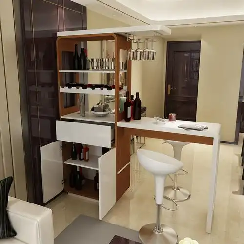 现代简约 玄关隔断装饰屏风门厅柜 酒柜吧台