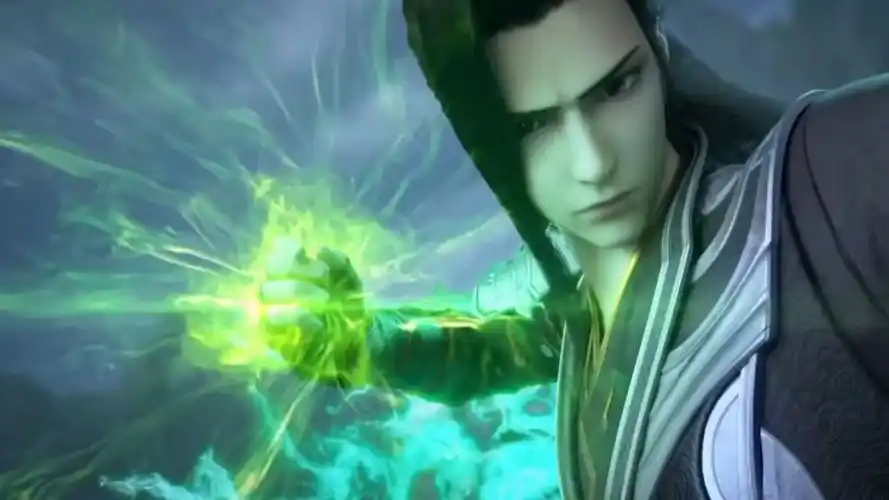 萧炎使用新斗技三千雷动 三千雷!