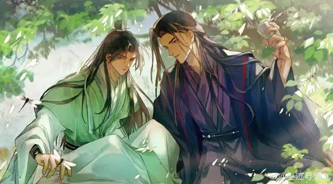 千秋超话——草木不言,余情常在#晏沈#(已授权商用)