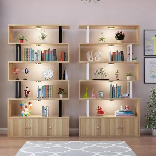 展柜简约化妆品美容院养生产品展示柜子货柜礼品隔断商用展示柜