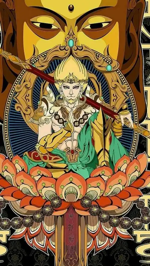 魔化斗战胜佛图片艺术插画壁纸斗战胜佛