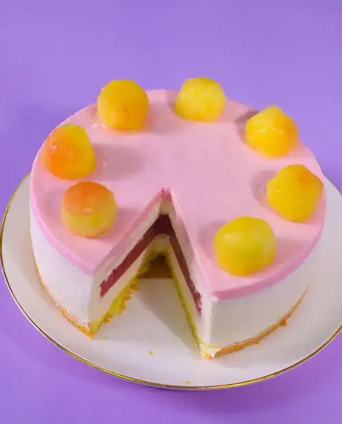 钟爱桃桃 水果奶油生日夹心蛋糕下午茶聚会派对活动