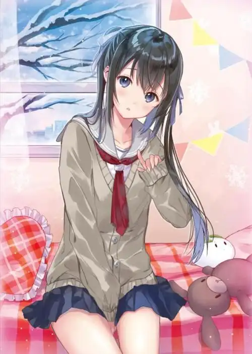 jk制服动漫女生图片