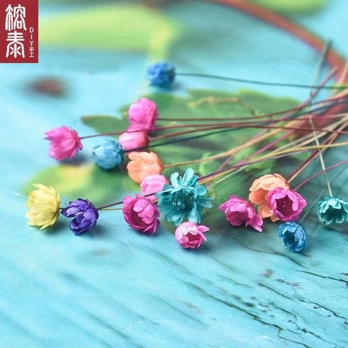 喜妹巴西小星花水晶滴胶diy干花装饰花束小清新插花 许愿瓶填充物