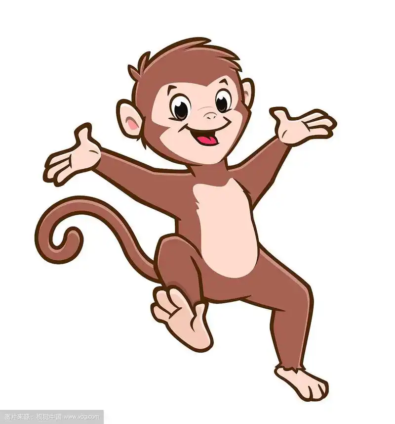 卡通猴子
