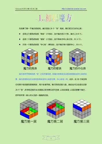 三层魔方的六面还原 - 百无禁忌 - 这么好的博客