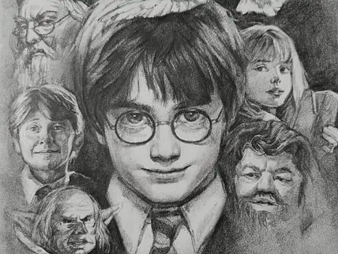 哈利波特与魔法石海报