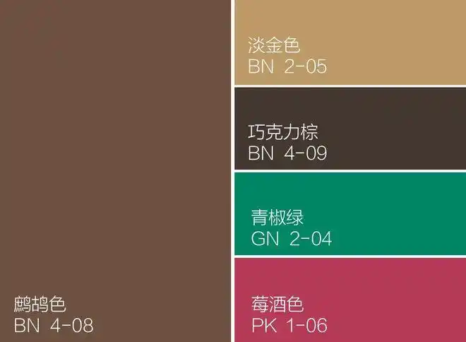 优雅深棕色,高贵深沉,游走在现代与复古边缘|橙色|配色|金色_网易订阅