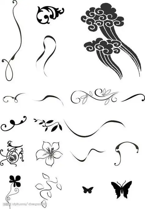 画上的装饰简笔画