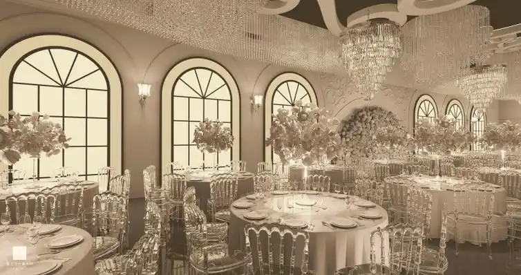 达州宣汉幸福里小型宴会厅案例_项目_经典_舞台