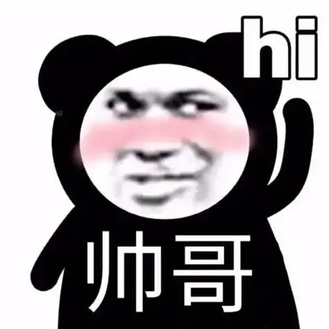 哈喽,帅哥.#熊猫头表情包 #内容过于真实 - 抖音