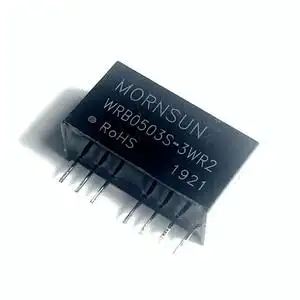 dc-dc隔离电源模块5v转3.3v稳压芯片电源wrb0503s-3wr2标准引脚3w