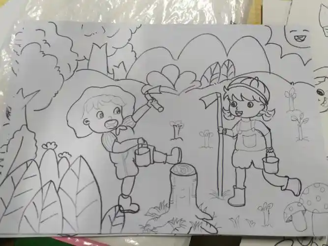 人物主题简笔画