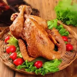 德州五香扒鸡2袋烧鸡零食山东特产即食熟食小吃 下酒菜真空包装