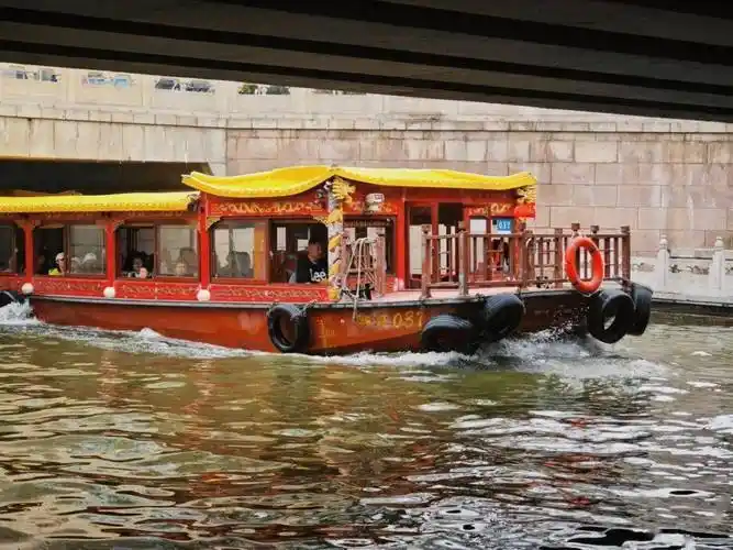 长河观柳!北京这条游船航线开航→_紫竹院公园_码头_颐和园