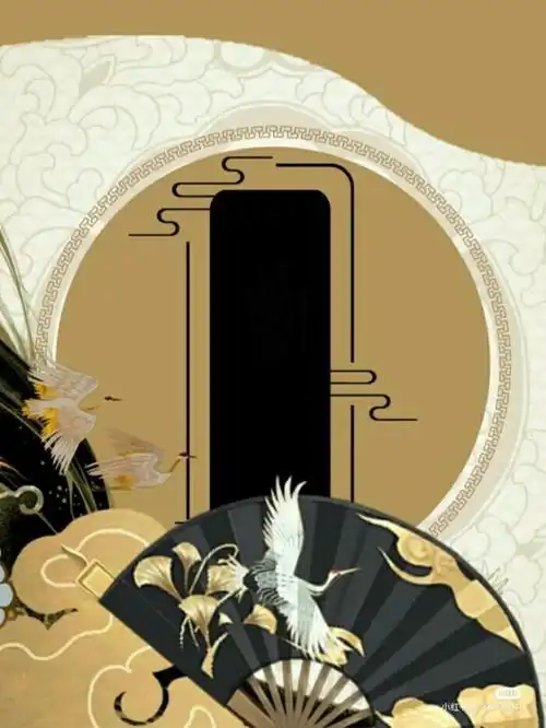 古风,素锦封面底图