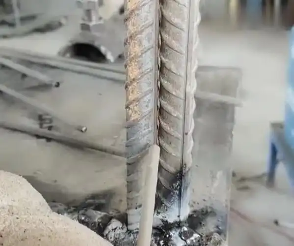 工地常用钢筋立焊手法,进二退一,学到了!