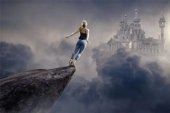 梦见跳崖悬崖自杀