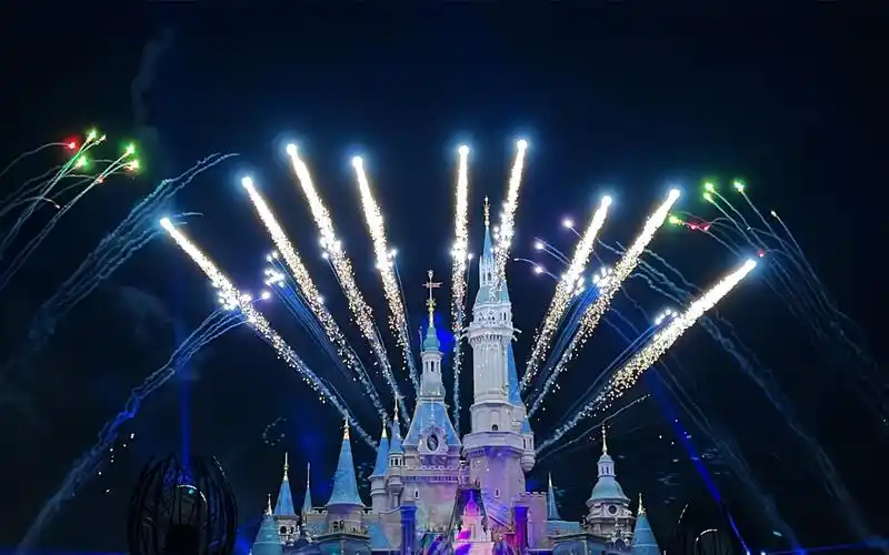上海迪士尼烟花秀