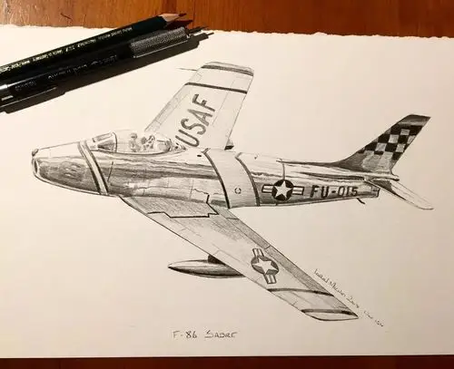 出神入化看看喜欢枪械的画师用铅笔画下的武器