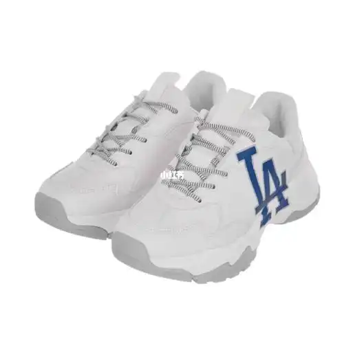 79mlb蓝白la老爹鞋